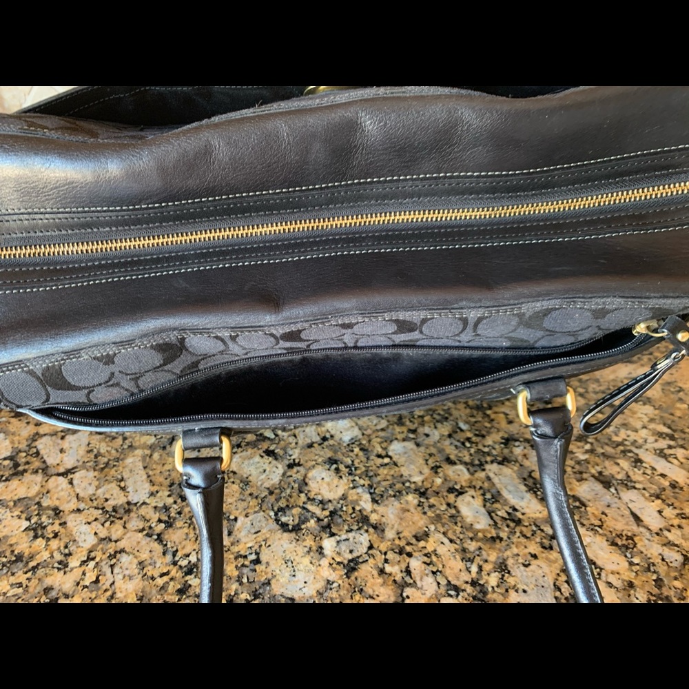 Host Pick! Stylish Coach Tote Purse Briefcase EUC - Picture 10 of 14